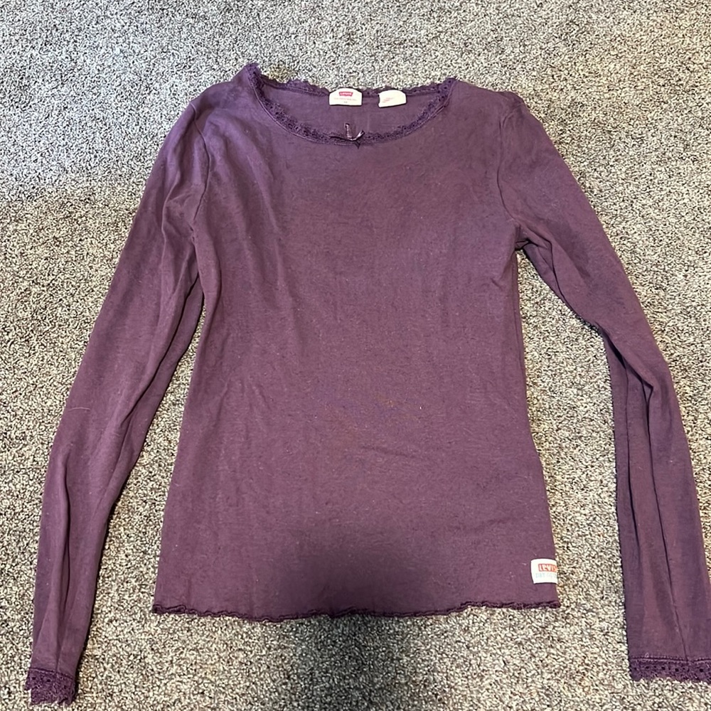Levi Purple Long Sleeve top